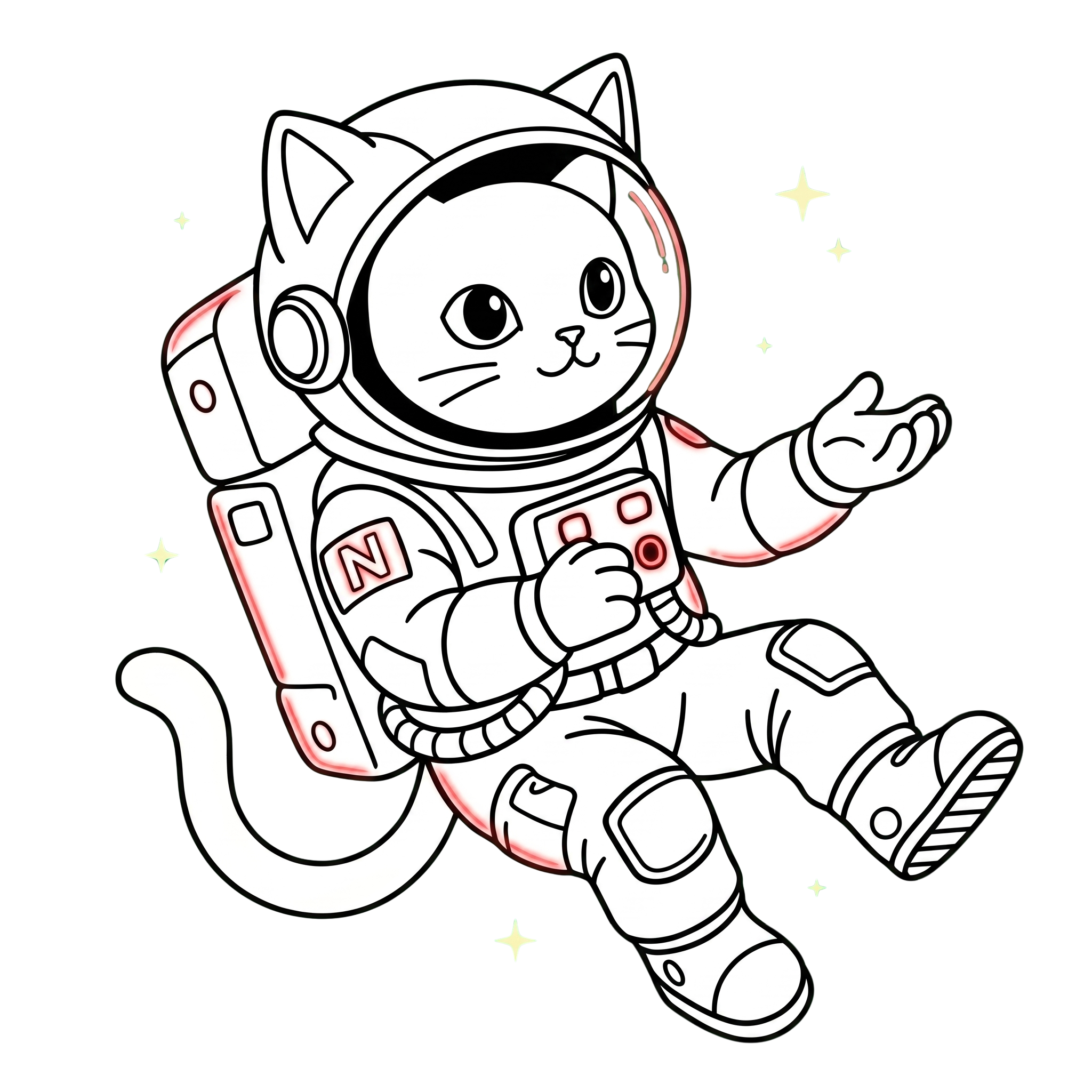 Natu Astronaut Cat